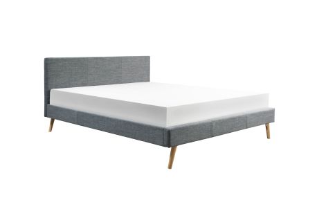 Cadre de lit LODI avec sommier à lattes - Dimensions matelas : 160 x 200 cm