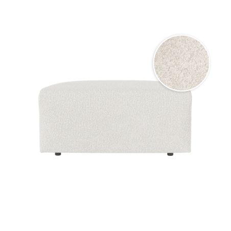 Pouf ROMANE en tissu bouclette