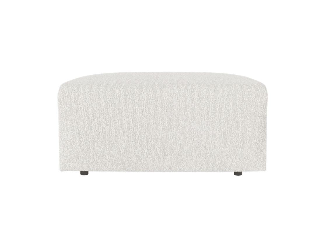 Pouf ROMANE en tissu bouclette
