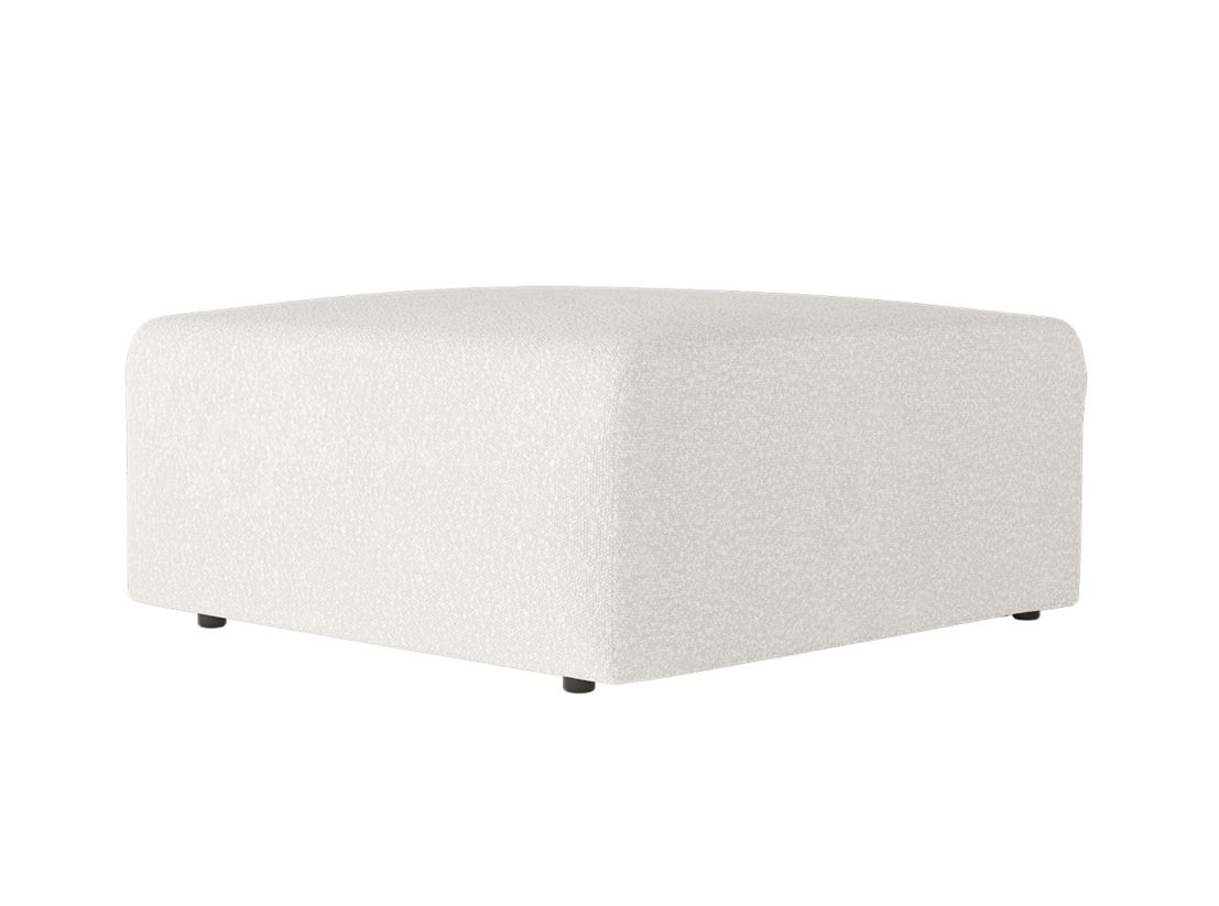 Pouf ROMANE en tissu bouclette