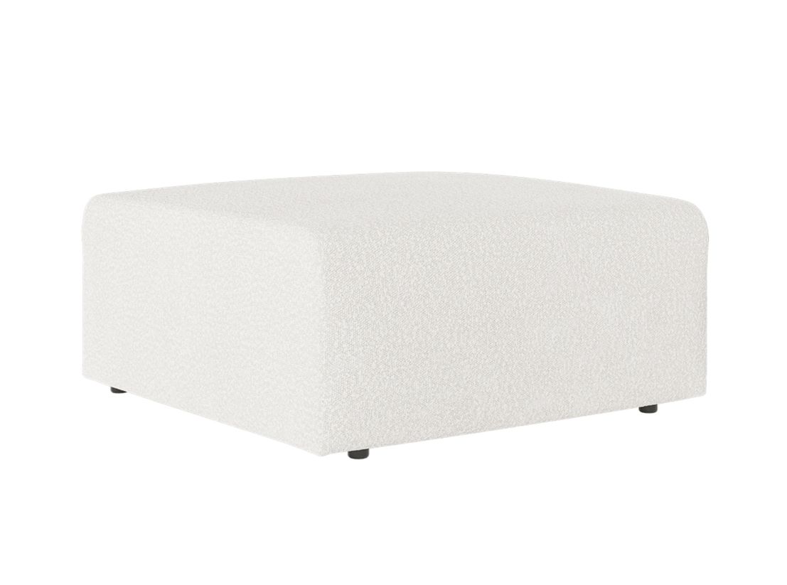 Pouf ROMANE en tissu bouclette