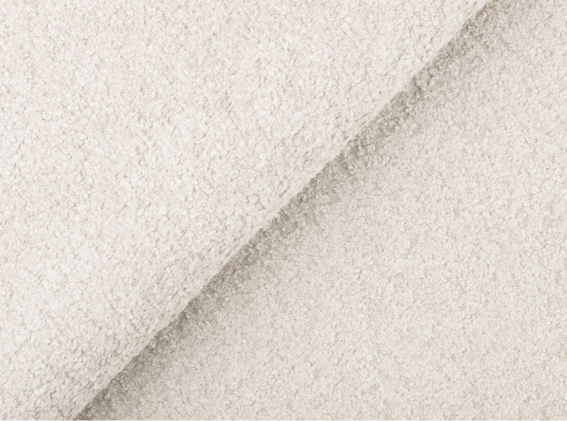 Pouf ROMANE en tissu bouclette