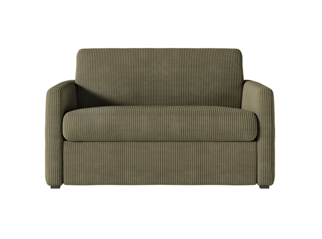 Fauteuil AGATHE convertible express couchage quotidien 100x190cm en velours côtelé