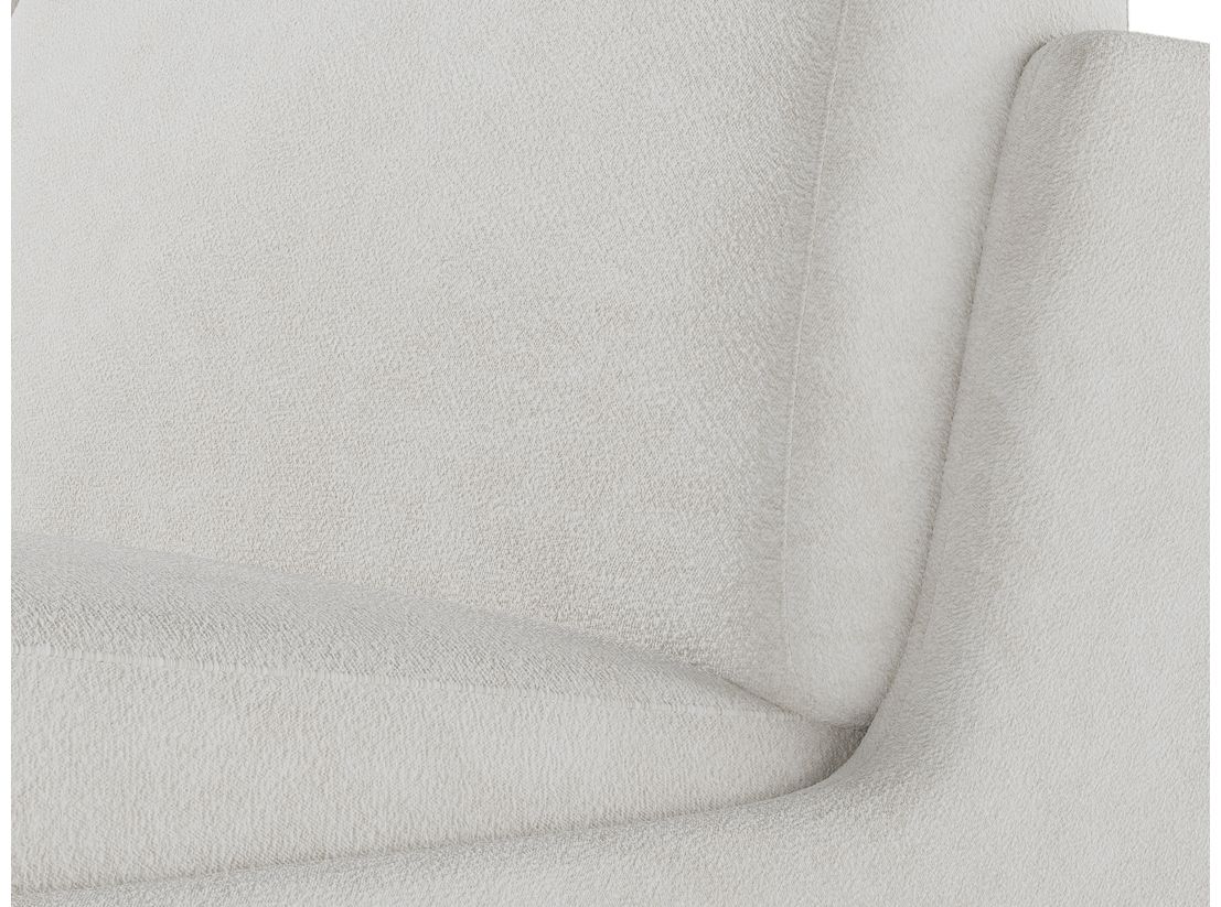 Canapé convertible express 3 places AGATHE couchage quotidien 140x190cm sans accoudoirs en tissu bouclette