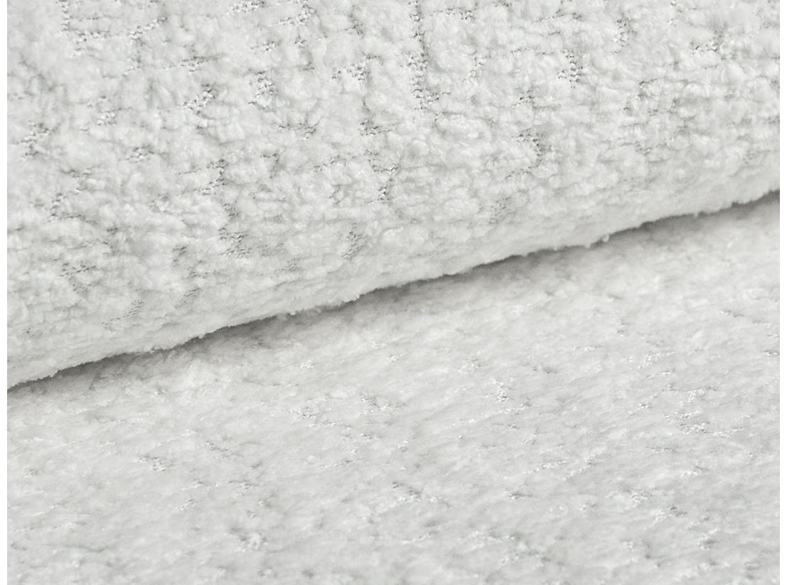 Canapé convertible express 3 places AGATHE couchage quotidien 140x190cm sans accoudoirs en tissu bouclette