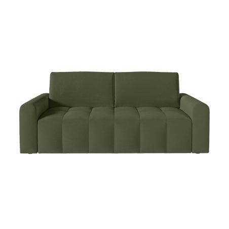 Canapé SILVIO convertible express 3 places couchage quotidien 160x190cm en tissu - épaisseur matelas 13cm