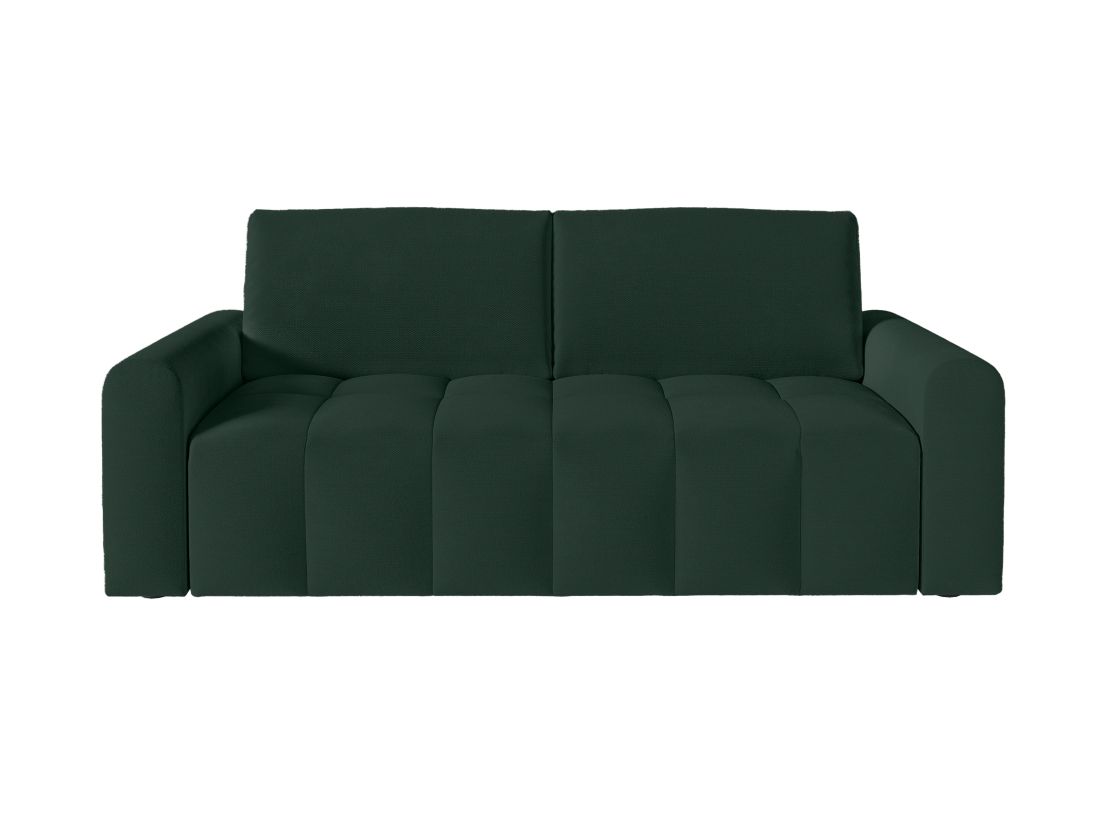 Canapé SILVIO convertible express 3 places couchage quotidien 160x190cm en tissu - épaisseur matelas 13cm