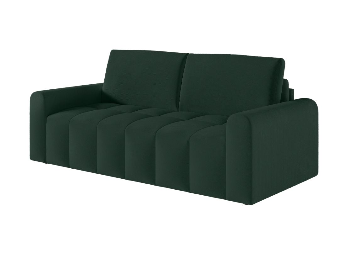 Canapé SILVIO convertible express 3 places couchage quotidien 160x190cm en tissu - épaisseur matelas 13cm