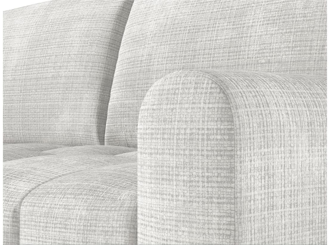 Canapé SILVIO convertible express 3 places couchage quotidien 160x190cm en tissu chenille - épaisseur matelas 13cm