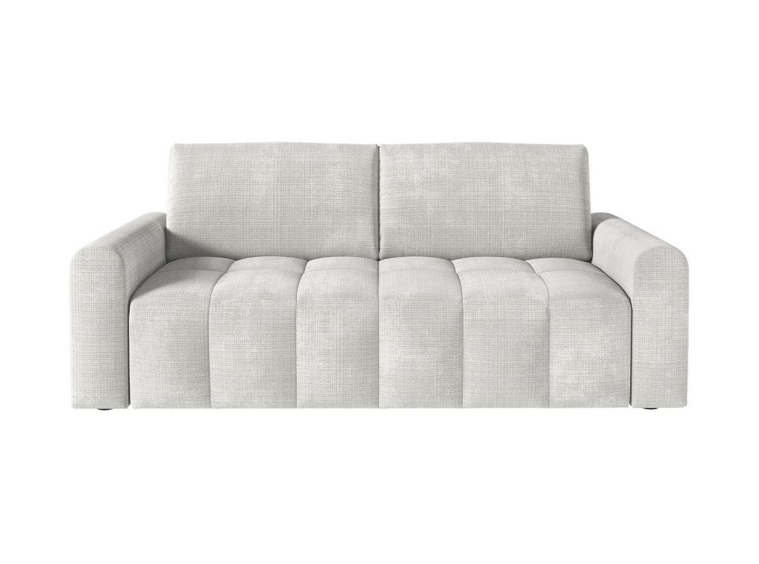 Canapé SILVIO convertible express 3 places couchage quotidien 160x190cm en tissu chenille - épaisseur matelas 13cm