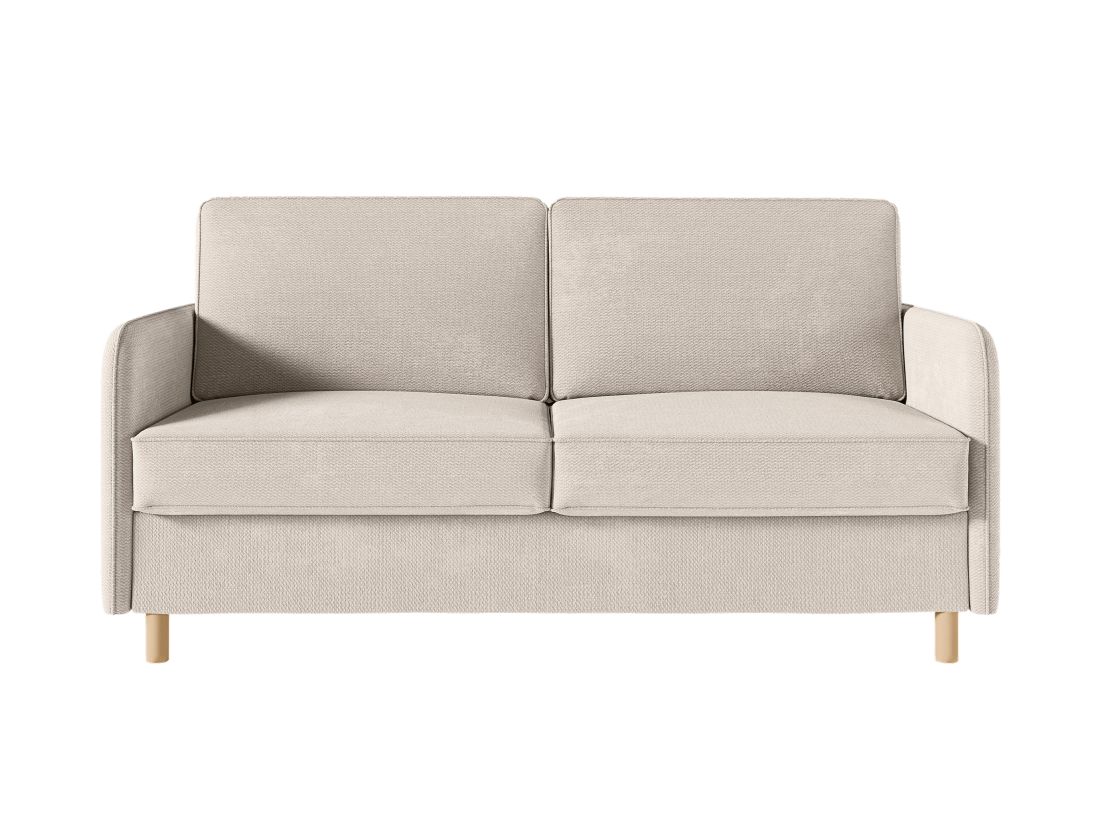 Canapé MIKA convertible express 3 places couchage quotidien 160x190cm en tissu - épaisseur matelas 14cm