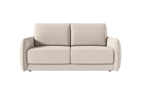 Canapé DARIO convertible express 3 places couchage quotidien 140x190cm en tissu - épaisseur matelas 14cm