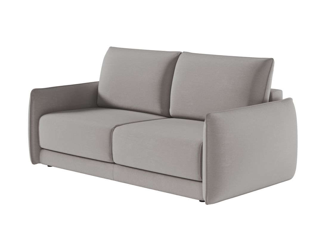 Canapé DARIO convertible express 3 places couchage quotidien 160x190cm en tissu - épaisseur matelas 14cm