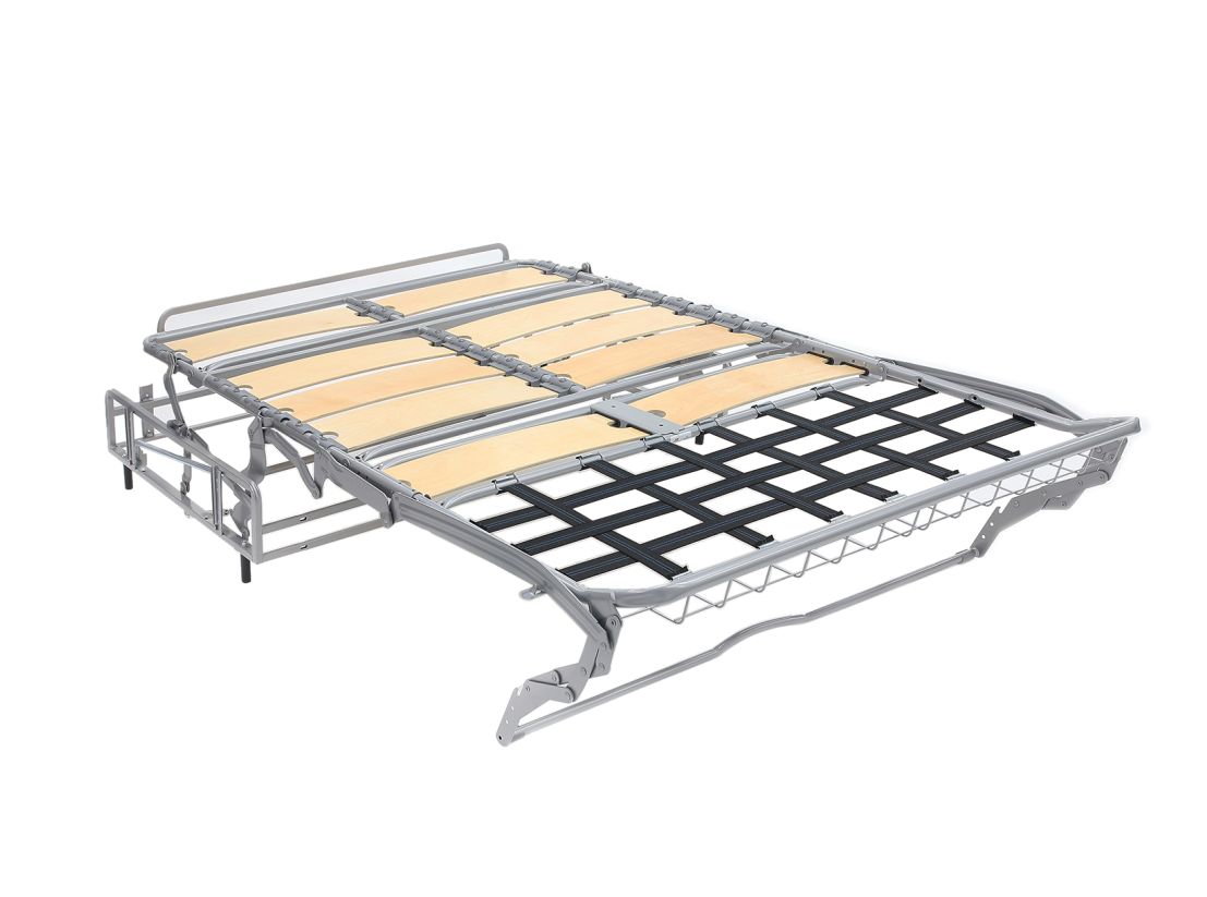 Canapé SILVIO convertible express 3 places couchage quotidien 140x190cm en tissu chenille - épaisseur matelas 17cm