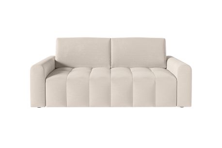 Canapé SILVIO convertible express 3 places couchage quotidien 140x190cm en tissu - épaisseur matelas 13cm