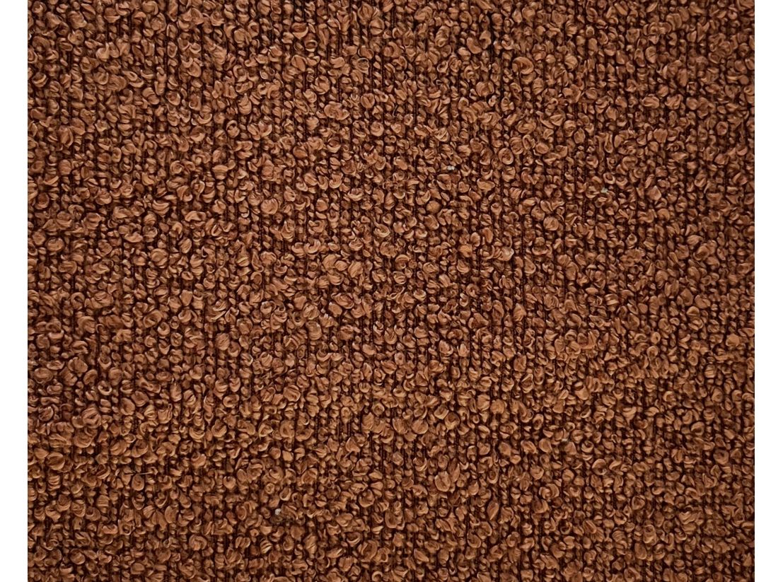 Cadre de lit rembourré BULLE avec coffre en tissu bouclette - Dimensions matelas : 160 x 200 cm