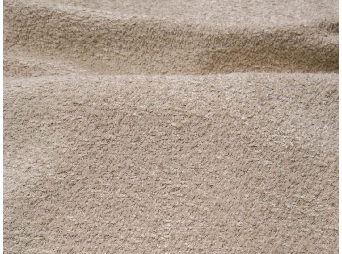 Lit coffre BELLO en tissu bouclette - Dimensions du couchage : 160 x 200 cm