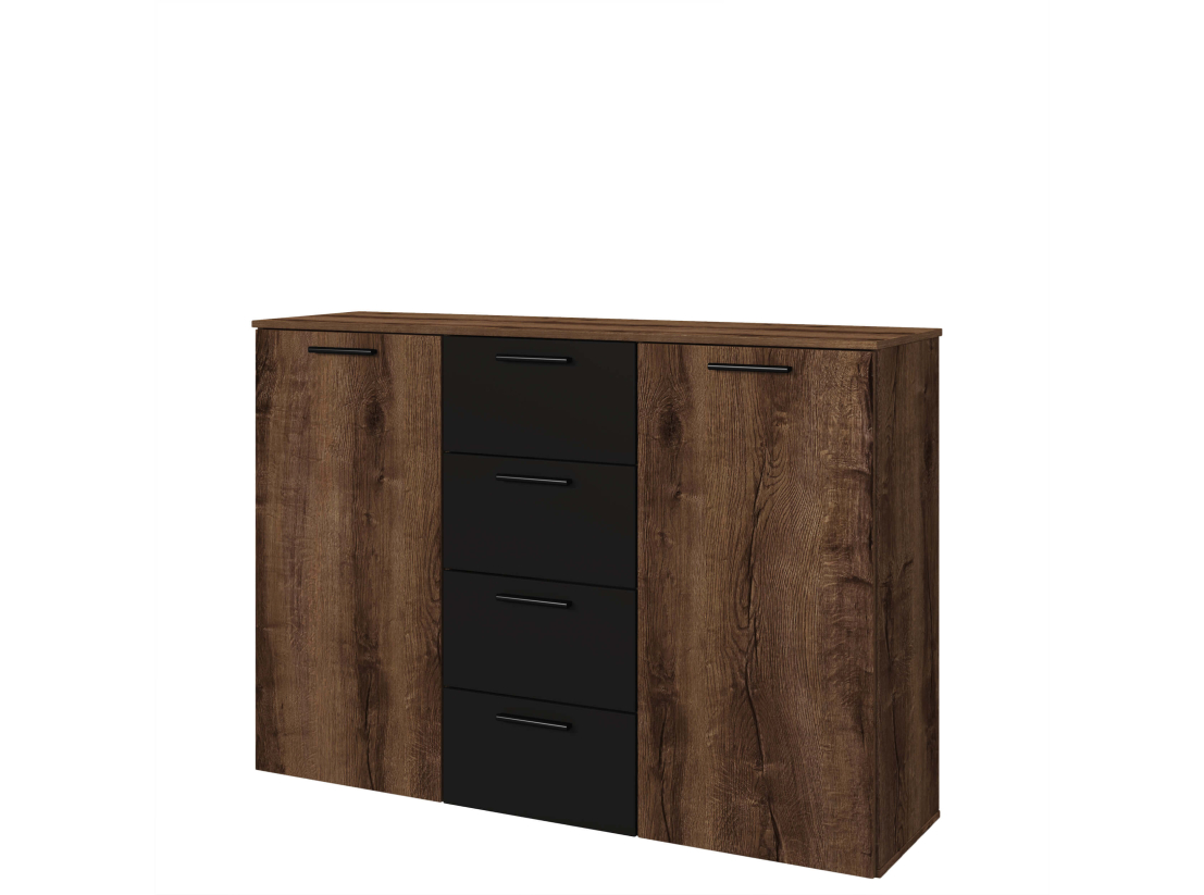 Commode 2 portes et 4 tiroirs ORION