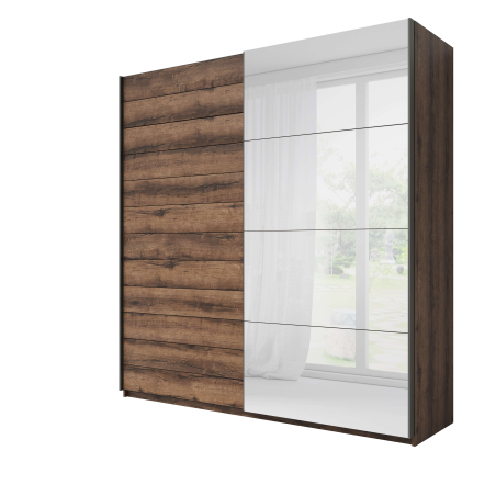 Armoire 2 portes ORION avec miroir 180 cm