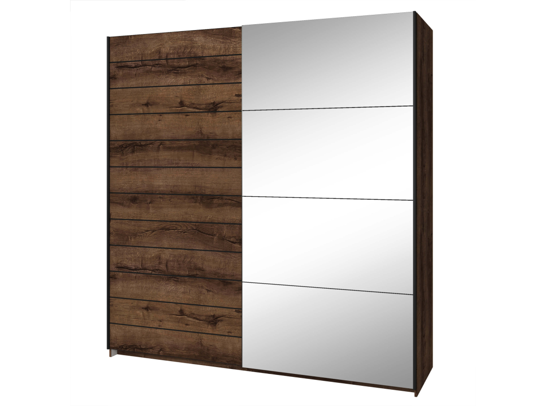 Armoire 2 portes ORION avec miroir 200 cm