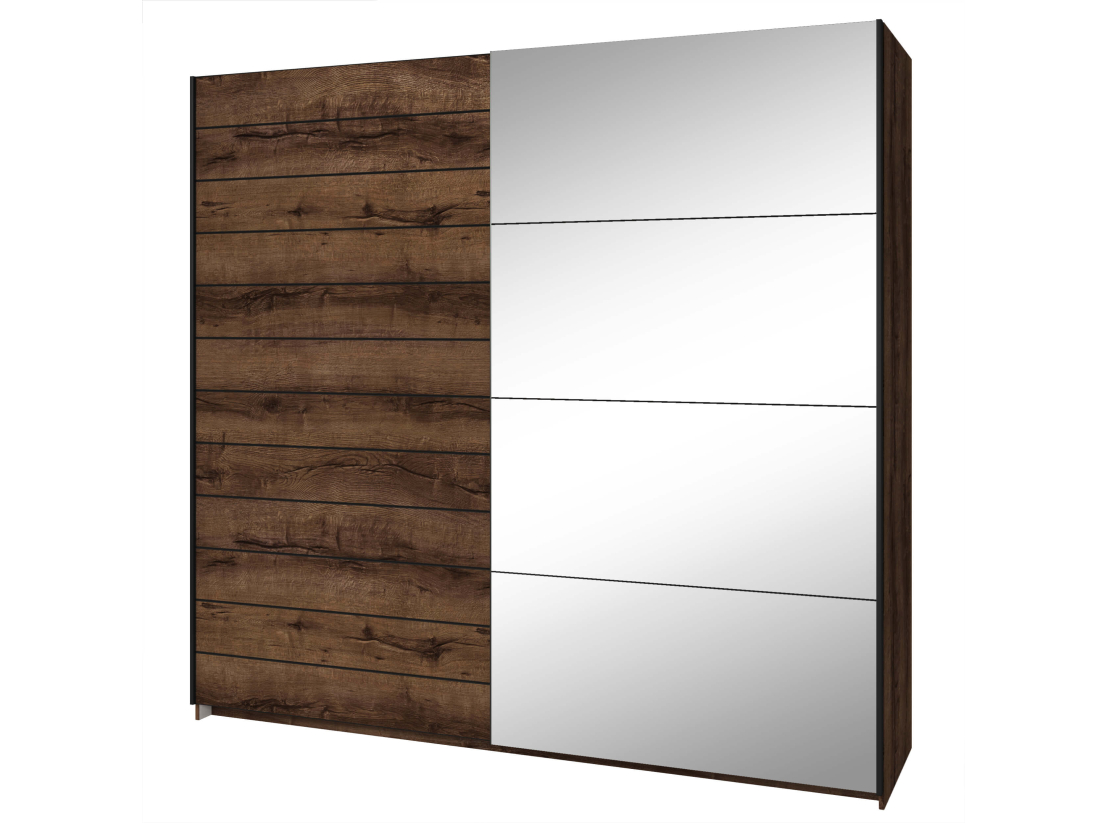 Armoire 2 portes ORION avec miroir 220 cm
