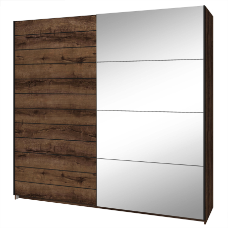 Armoire 2 portes ORION avec miroir 220 cm