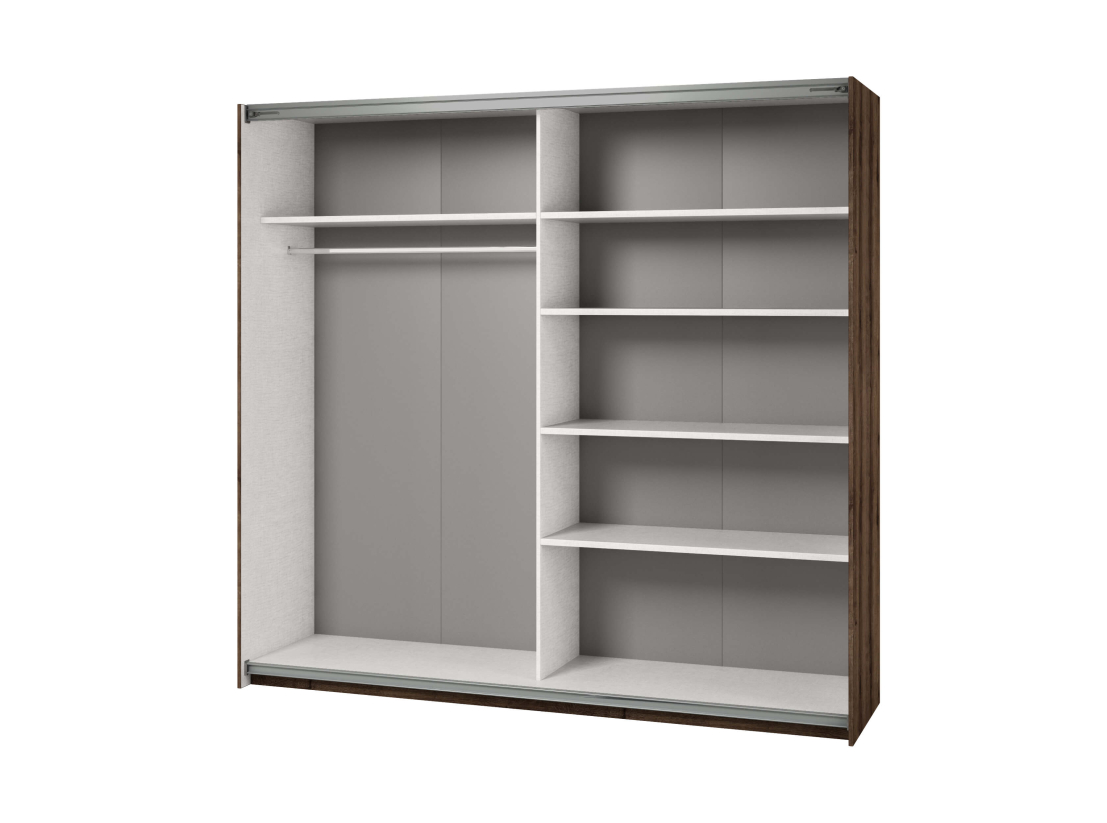 Armoire 2 portes ORION avec miroir 220 cm