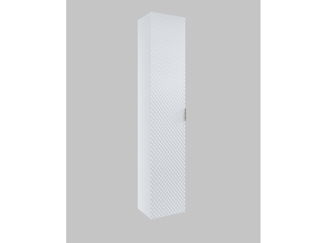 Colonne murale ELYSIA – Panneaux mélaminés – 1 porte pour rangement vertical