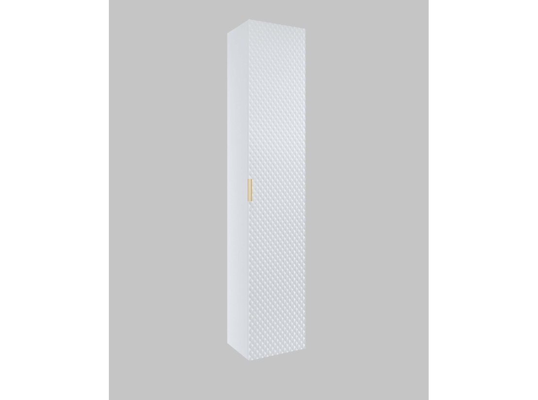 Colonne murale ELYSIA – Panneaux mélaminés – 1 porte pour rangement vertical