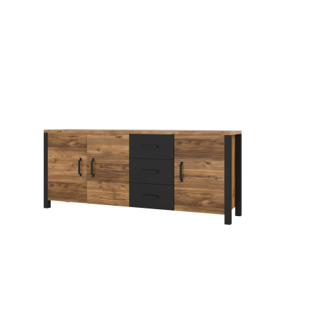 Buffet avec 3 portes et 3 tiroirs SOLAN