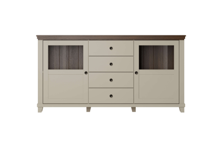Buffet VOLTERRA avec 2 portes et 4 tiroirs