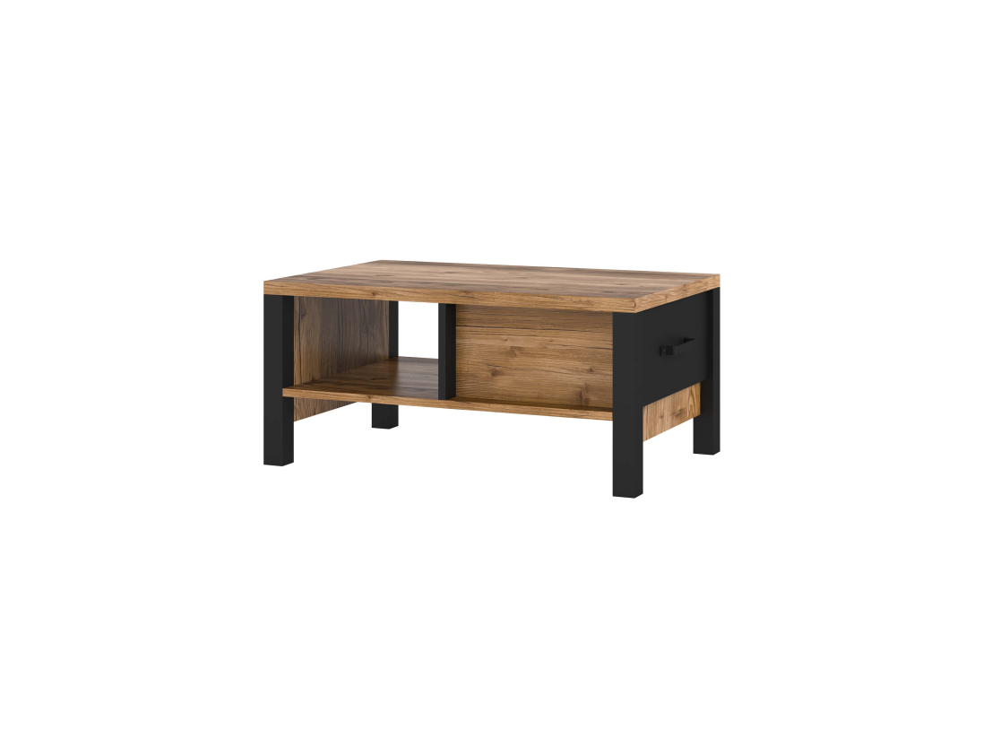Table basse SOLAN 90x56cm avec 1 tiroir