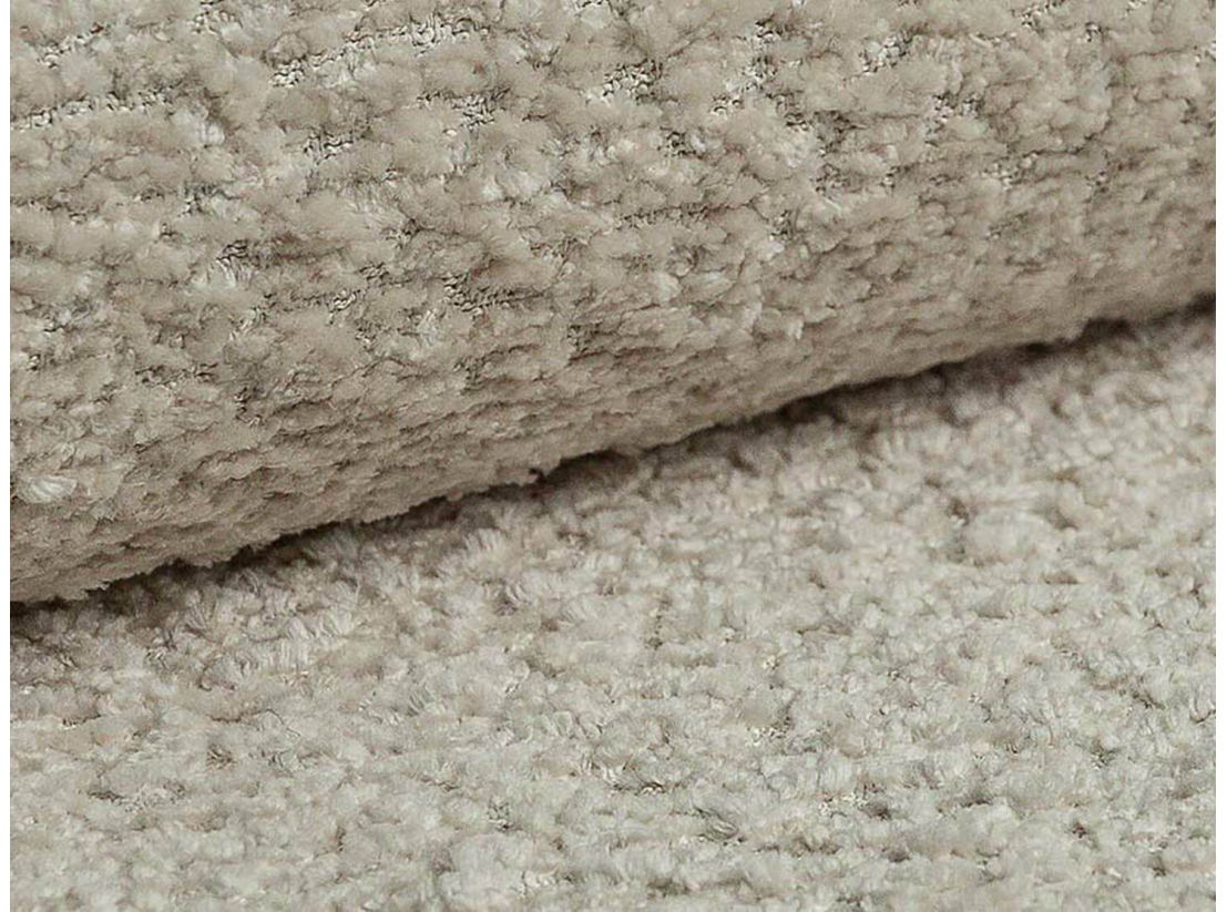 Canapé d’angle convertible IRIS – Tissu bouclette – Coffre intégré et couchage 200×130