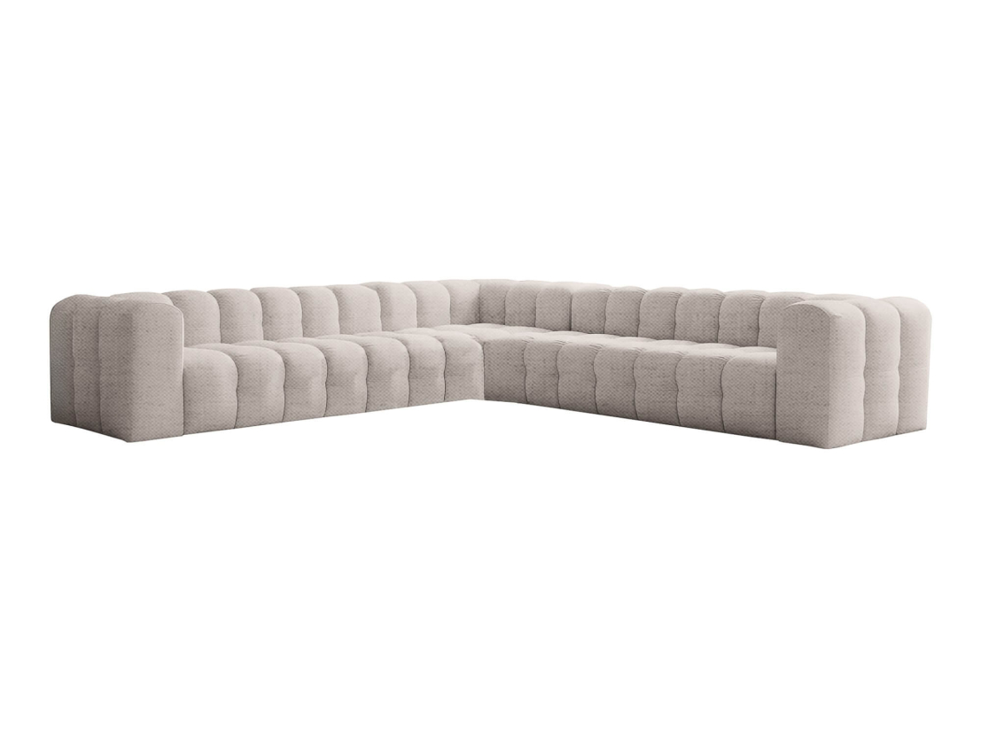 Canapé d’angle MILOE – Tissu – Réversible 8 places