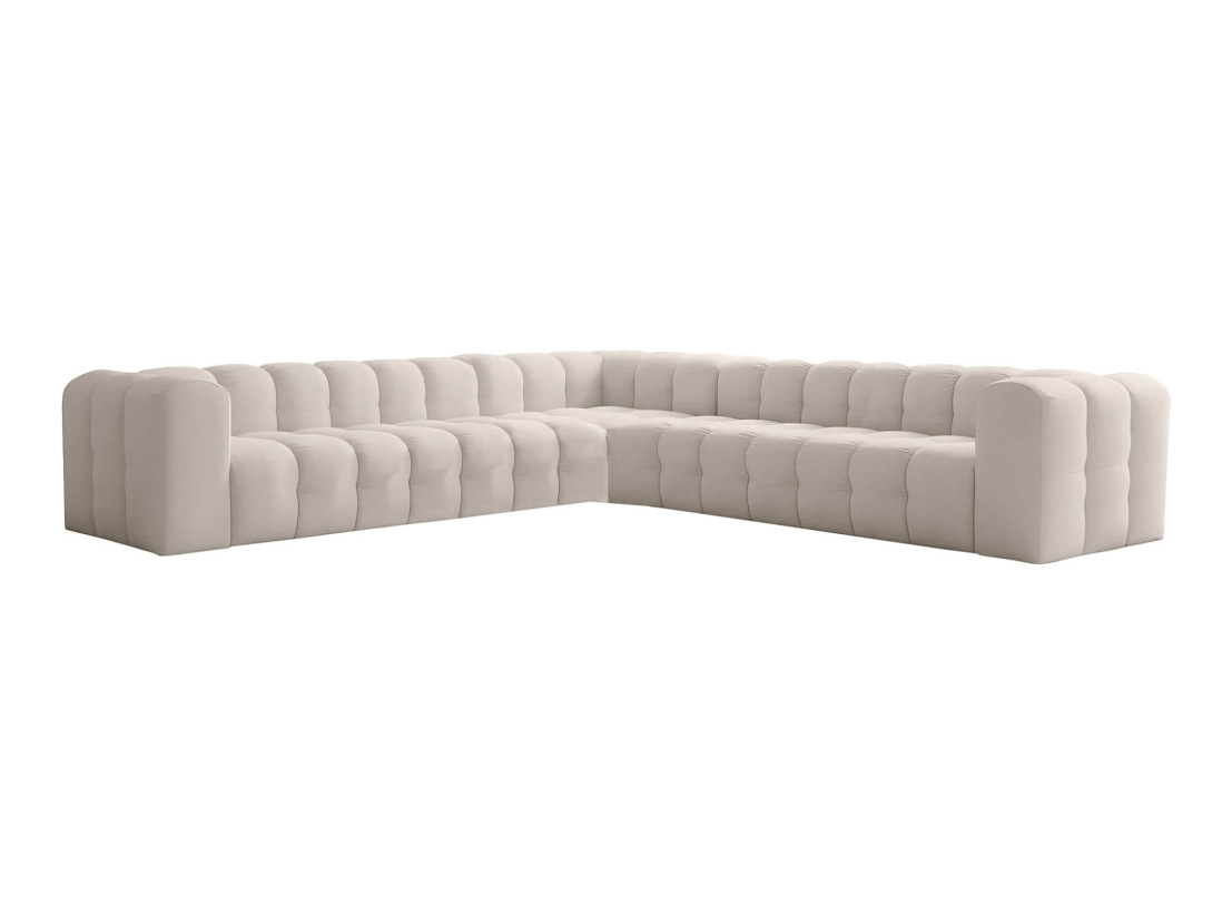 Canapé d’angle MILOE – Velours – Réversible 8 places