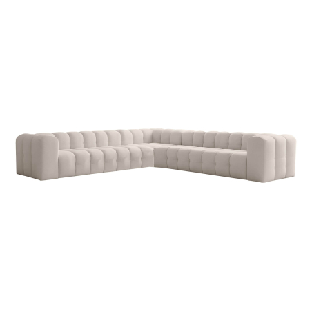 Canapé d’angle MILOE – Velours – Réversible 8 places