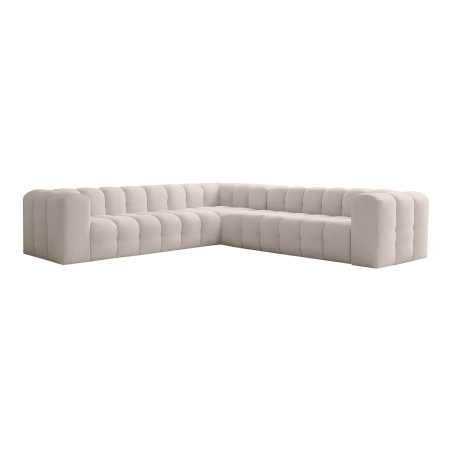 Canapé d’angle MILOE – Velours – Réversible 6 places