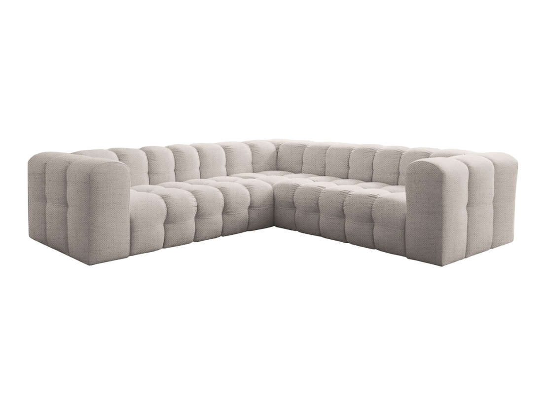 Canapé d’angle MILOE – Tissu – Angle réversible 4 places