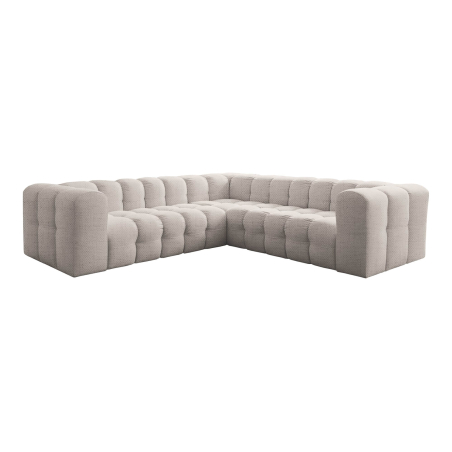 Canapé d’angle MILOE – Tissu – Angle réversible 4 places
