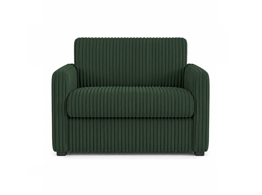 Fauteuil AGATHE convertible express couchage quotidien 70x190cm en velours côtelé épais