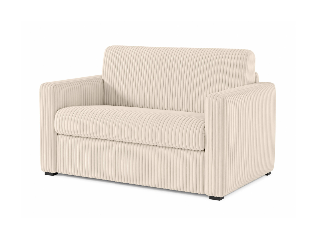 Fauteuil AGATHE convertible express couchage quotidien 100x190cm en velours côtelé épais