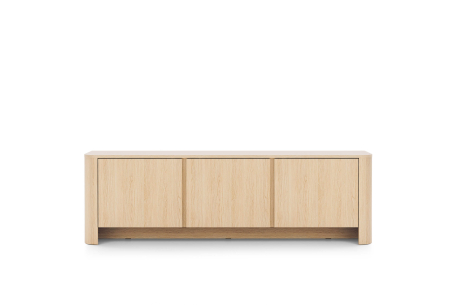 Meuble TV SAVIO - 3 portes de rangement