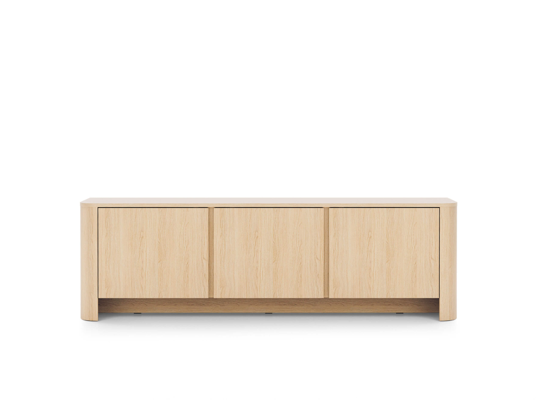 Meuble TV SAVIO - 3 portes de rangement