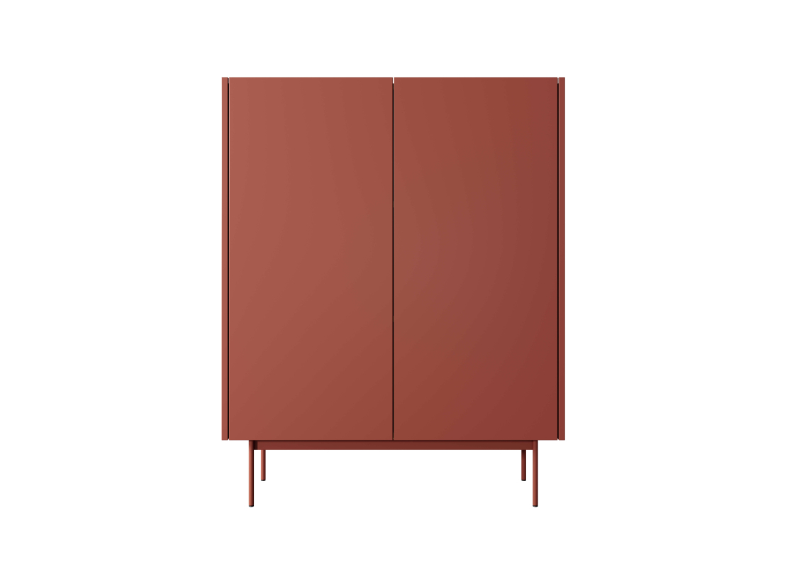 Buffet haut VIVARO- 2 portes, 4 étagères