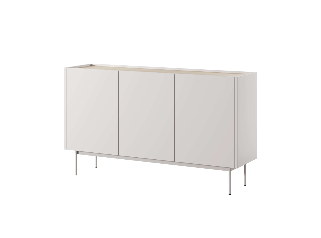 Buffet bas VIVARO - 3 portes et 6 étagères