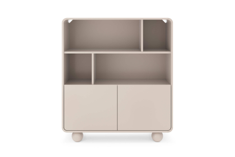 Buffet haut ALBA –  2 portes et 4 niches de rangement