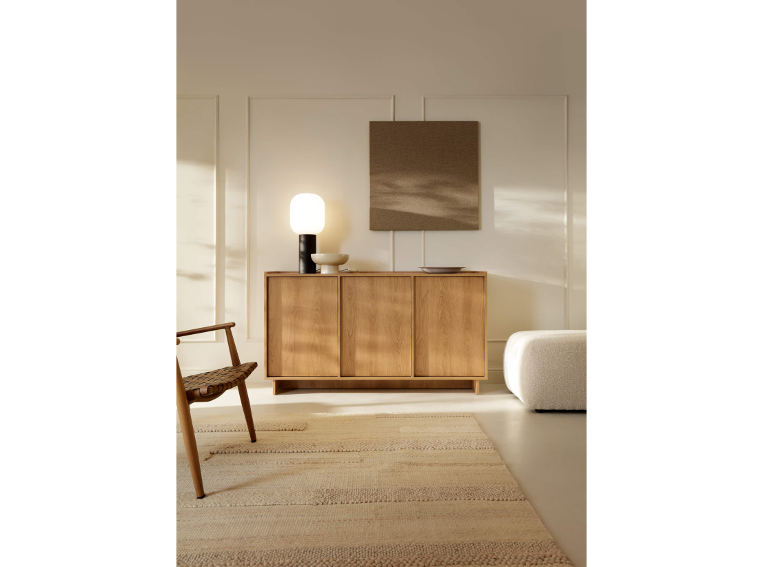 Buffet bas CASSARA – 3 portes et 6 étagères
