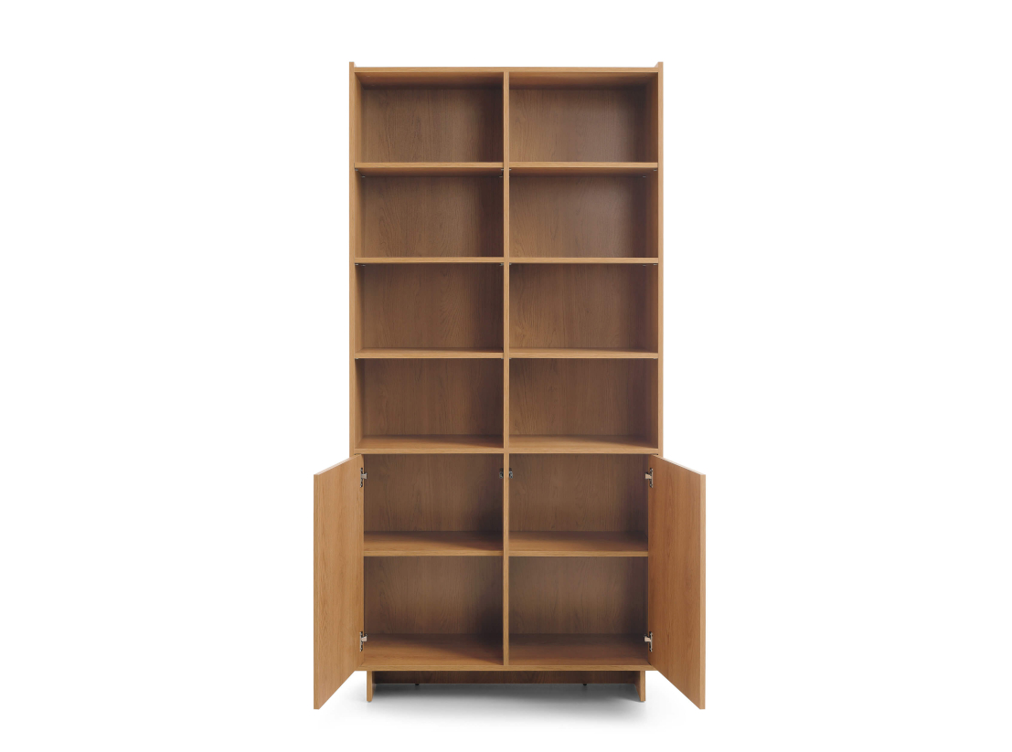 Bibliothèque CASSARA – 2 portes et 12 étagères