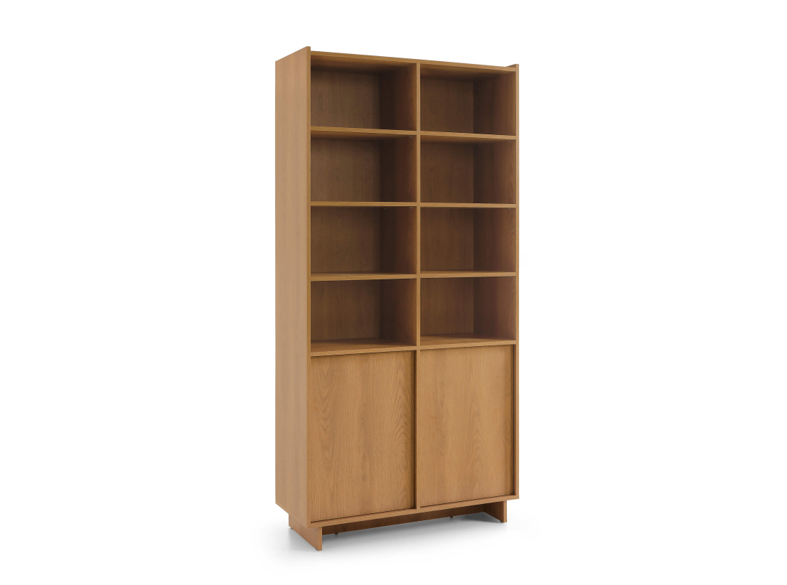 Bibliothèque CASSARA – 2 portes et 12 étagères