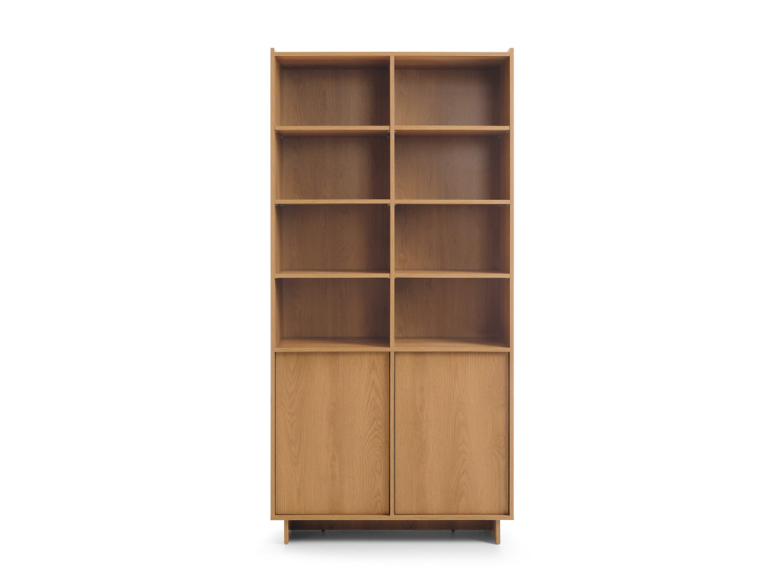 Bibliothèque CASSARA – 2 portes et 12 étagères